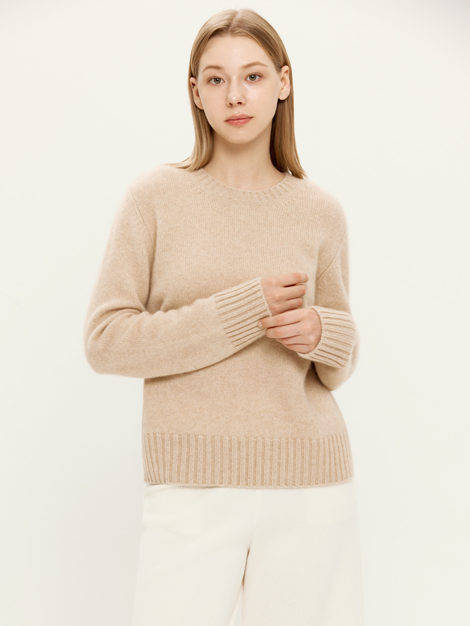 basic round neck knit ( 4 colors )
