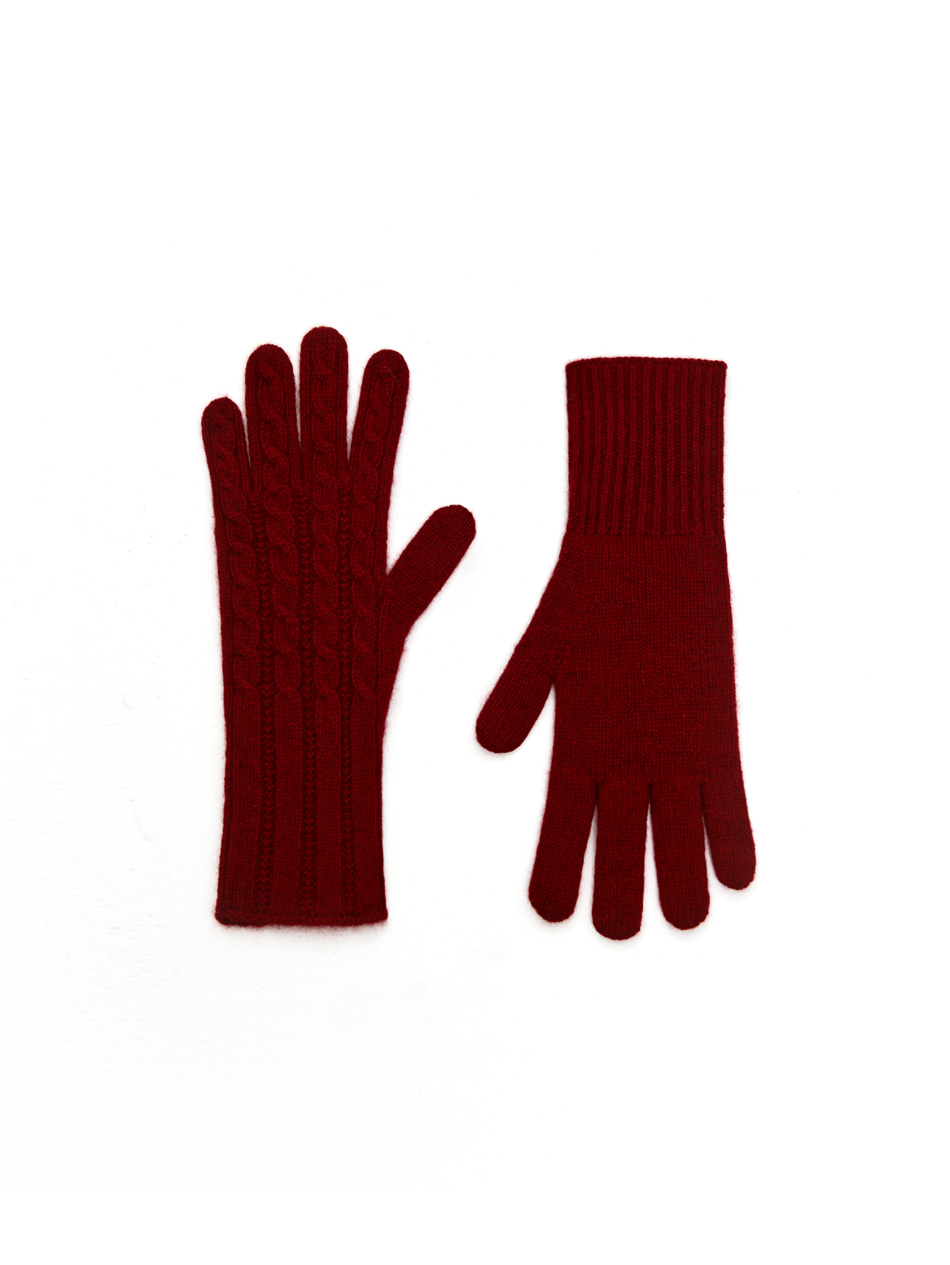 cable long gloves ( 8 colors )